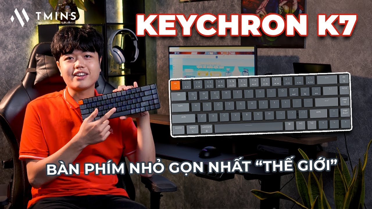 REVIEW K7 - BÀN PHÍM SIÊU MỎNG SIÊU NHỎ GỌN