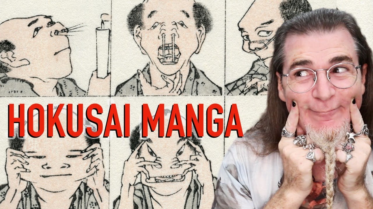 HOKUSAI INVENTÓ el MANGA. El origen del CÓMIC. Arte