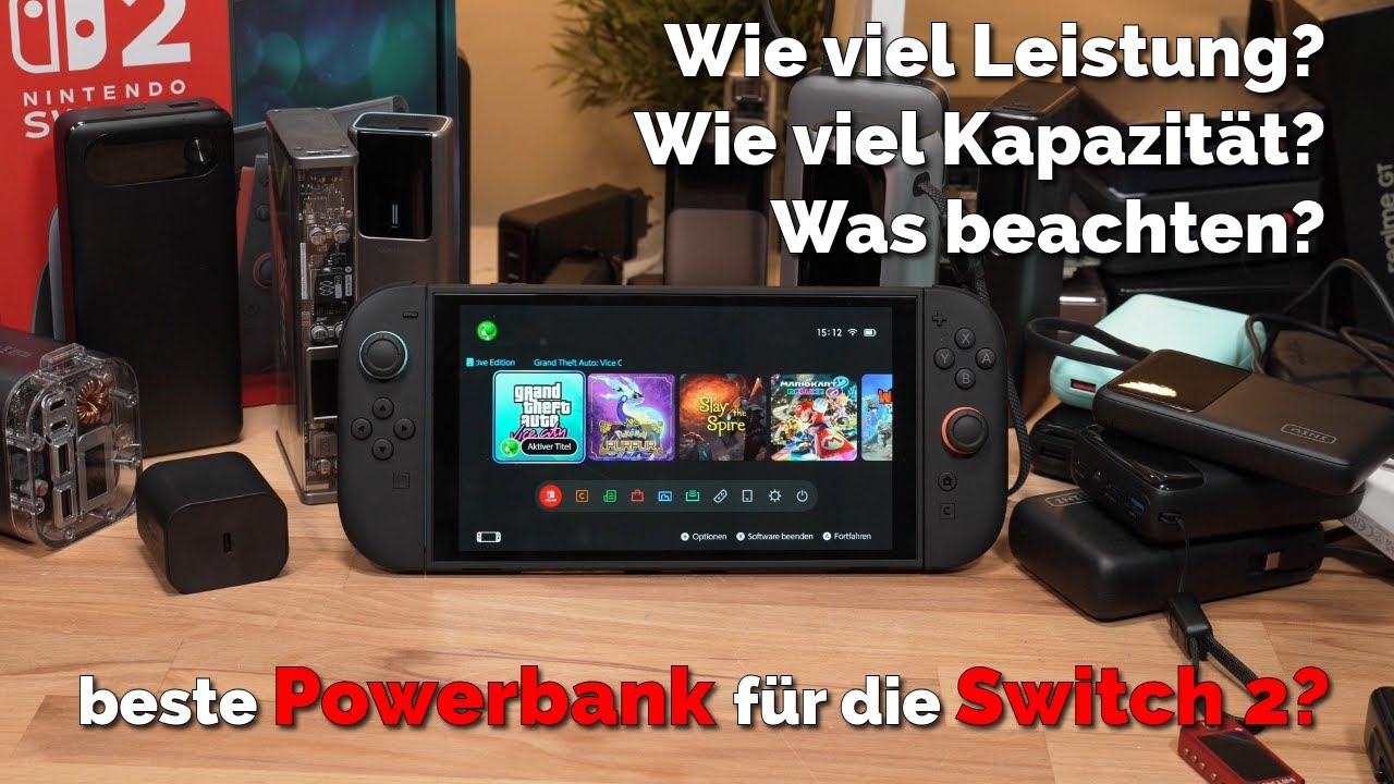 Welche Powerbank für die Nintendo Switch 2?