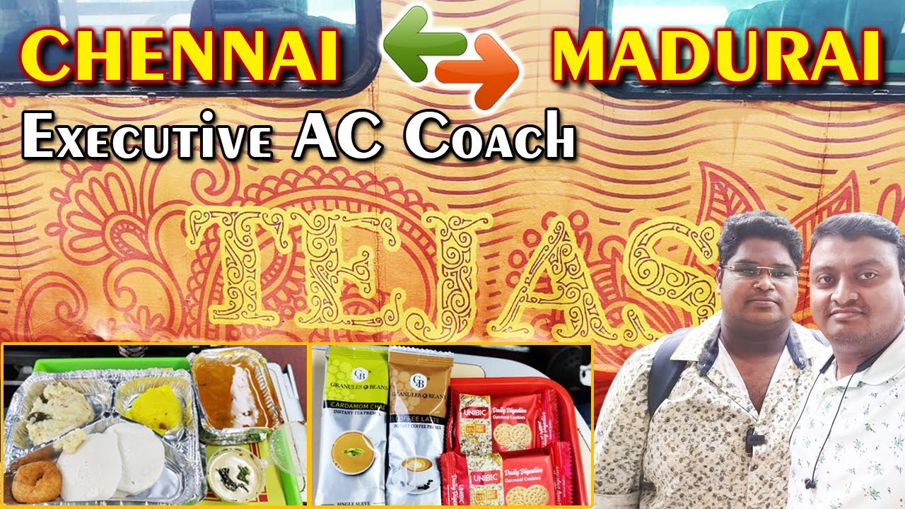 Tejas Express | Trying both Veg and Non-veg Menu| Chennai to Madurai