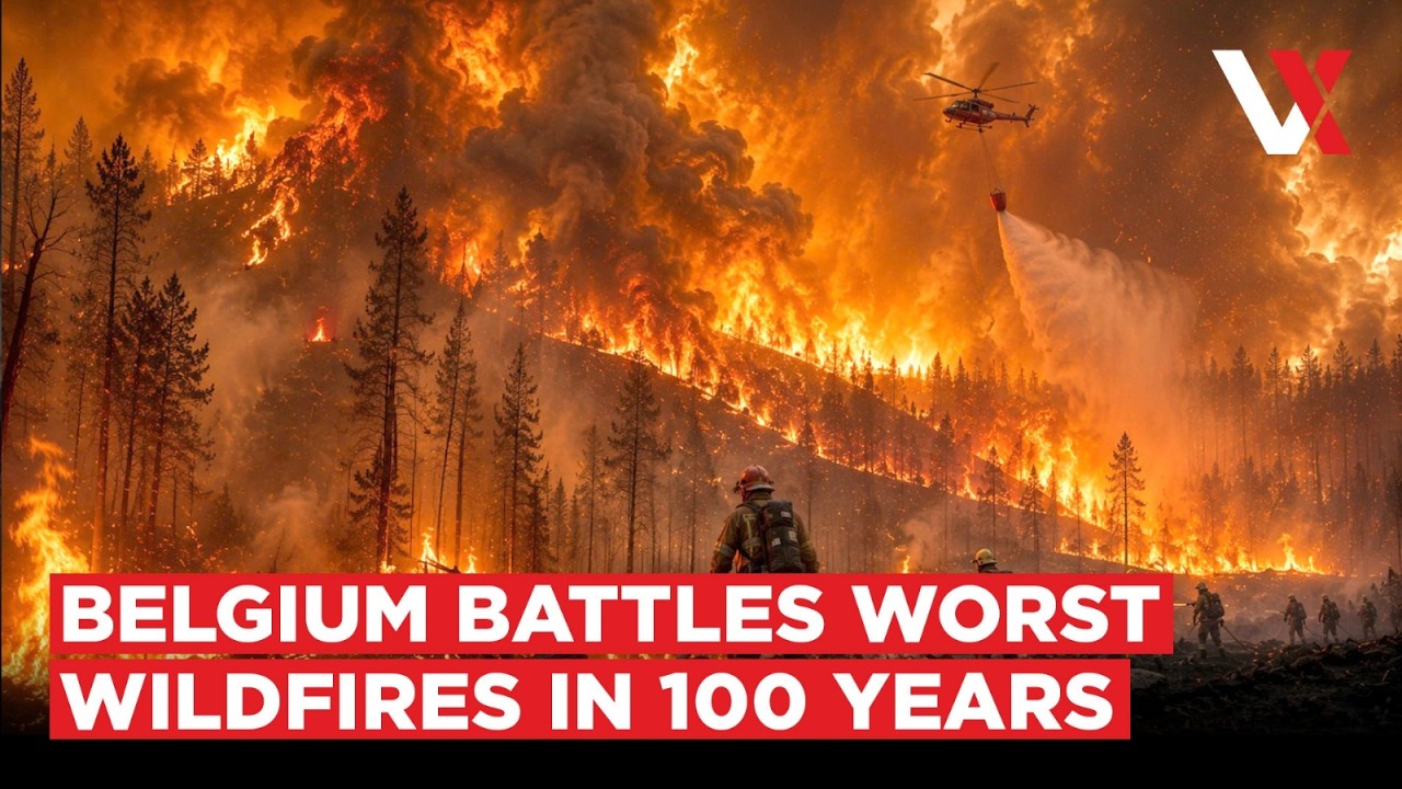 Europe On Fire | Belgium&rsquo;s Worst Wildfire In 100 Years Joins Blazes Across 9 Nations | VERTEX