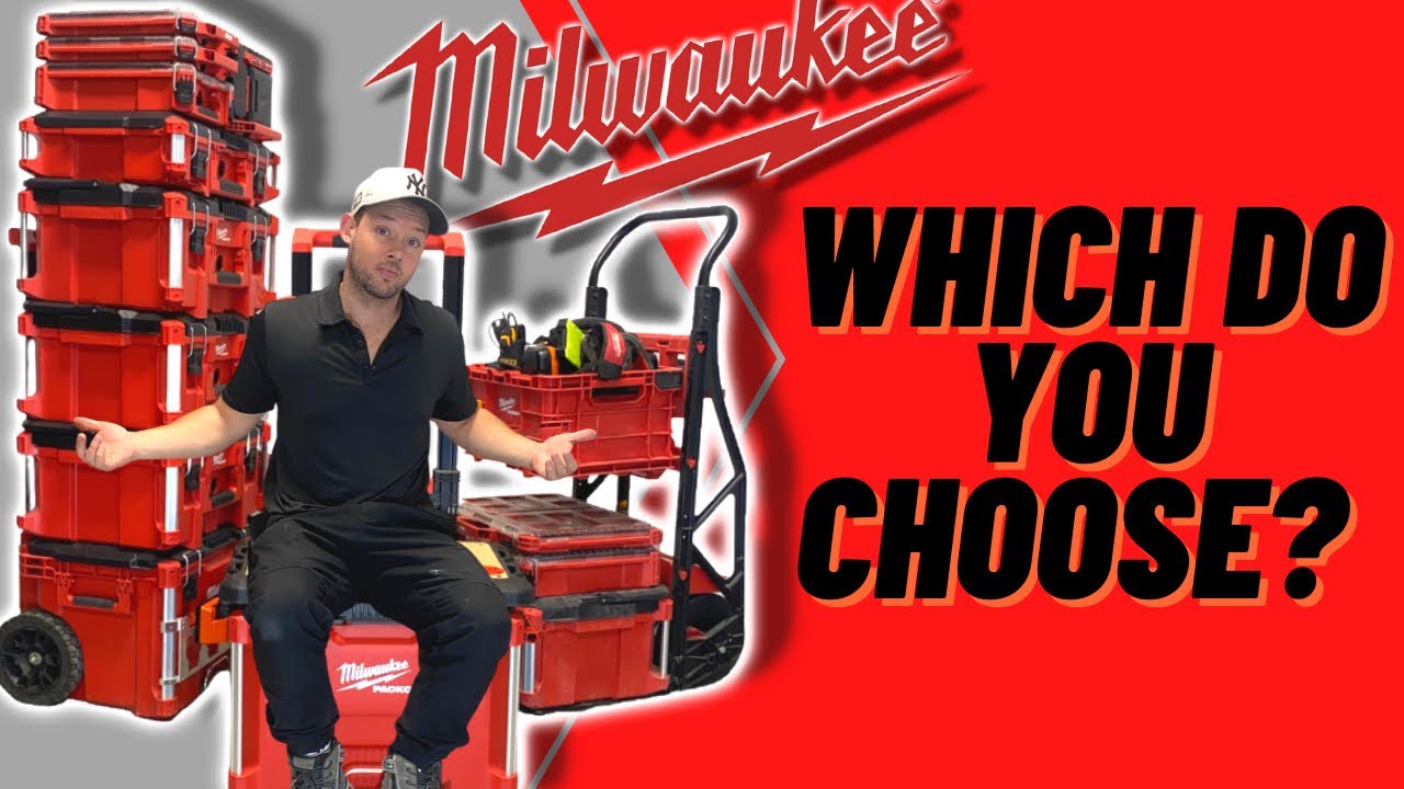 Сравнение и настройка тележки MILWAUKEE Packout и контейнера для хранения на колёсах. Обязательно...