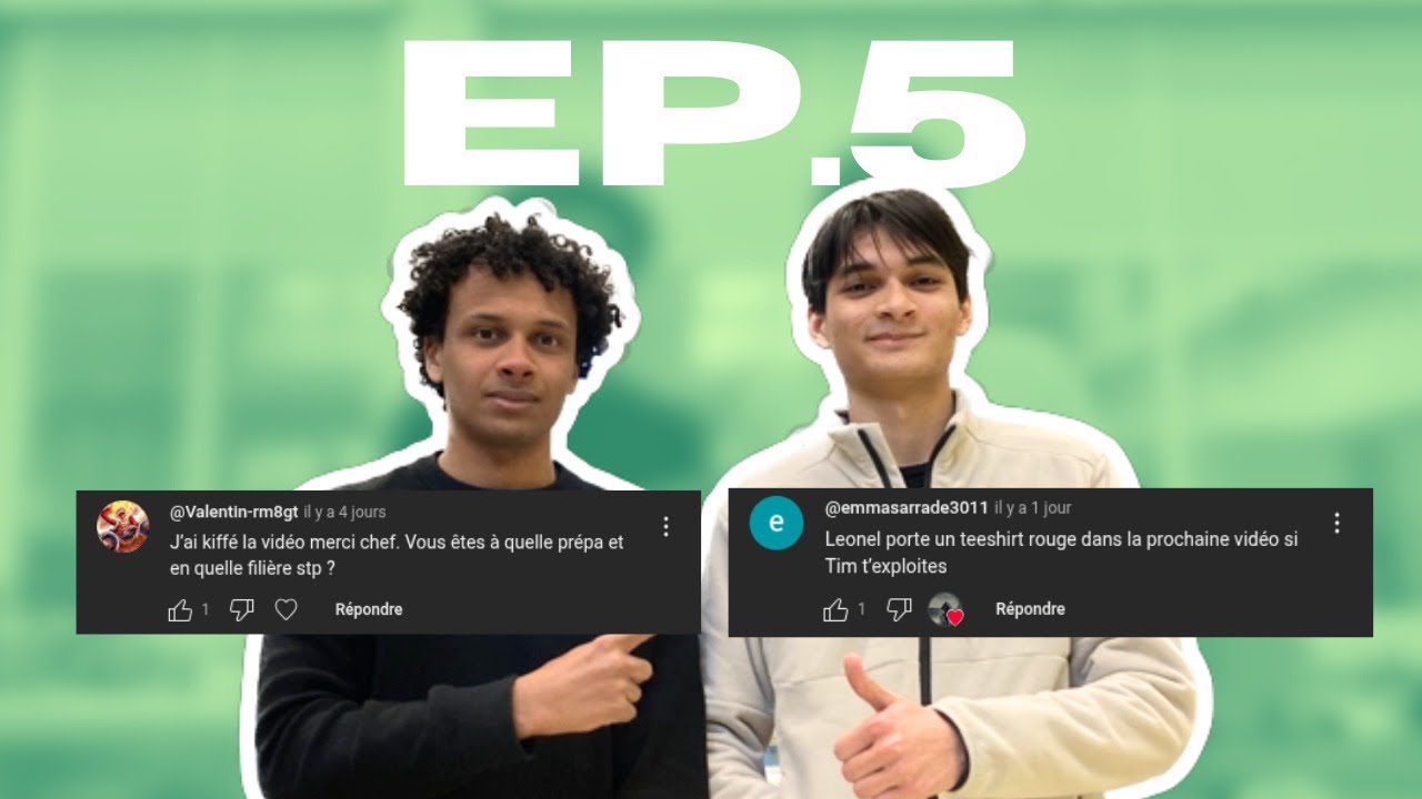 Un rappeur fan de promo et une FAQ (Vlogs de la prépa EP.5)