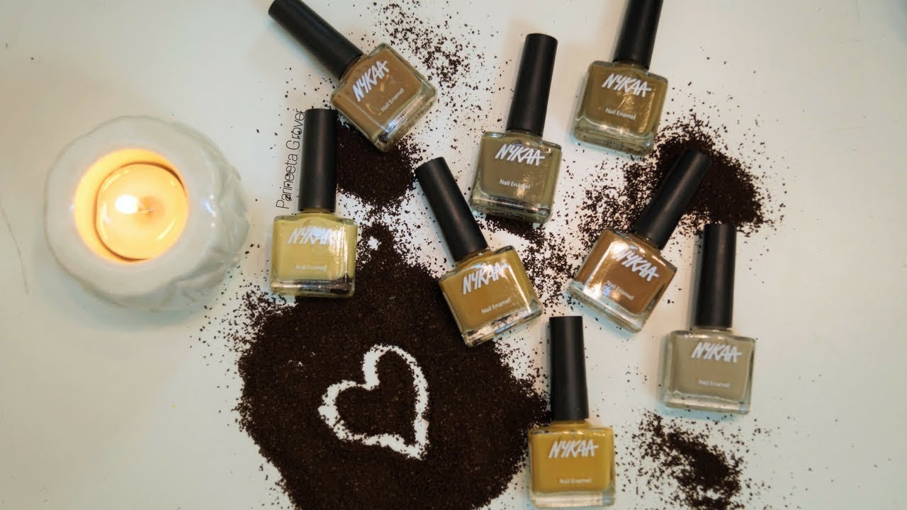 *NEW* Coffee With Nykaa Nail Enamel | Swatches