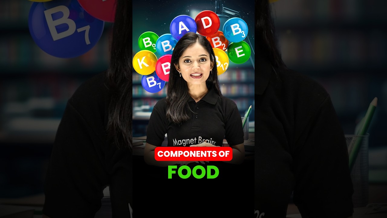 What Are Components of Food? | Class 6 Science Made Easy #shorts