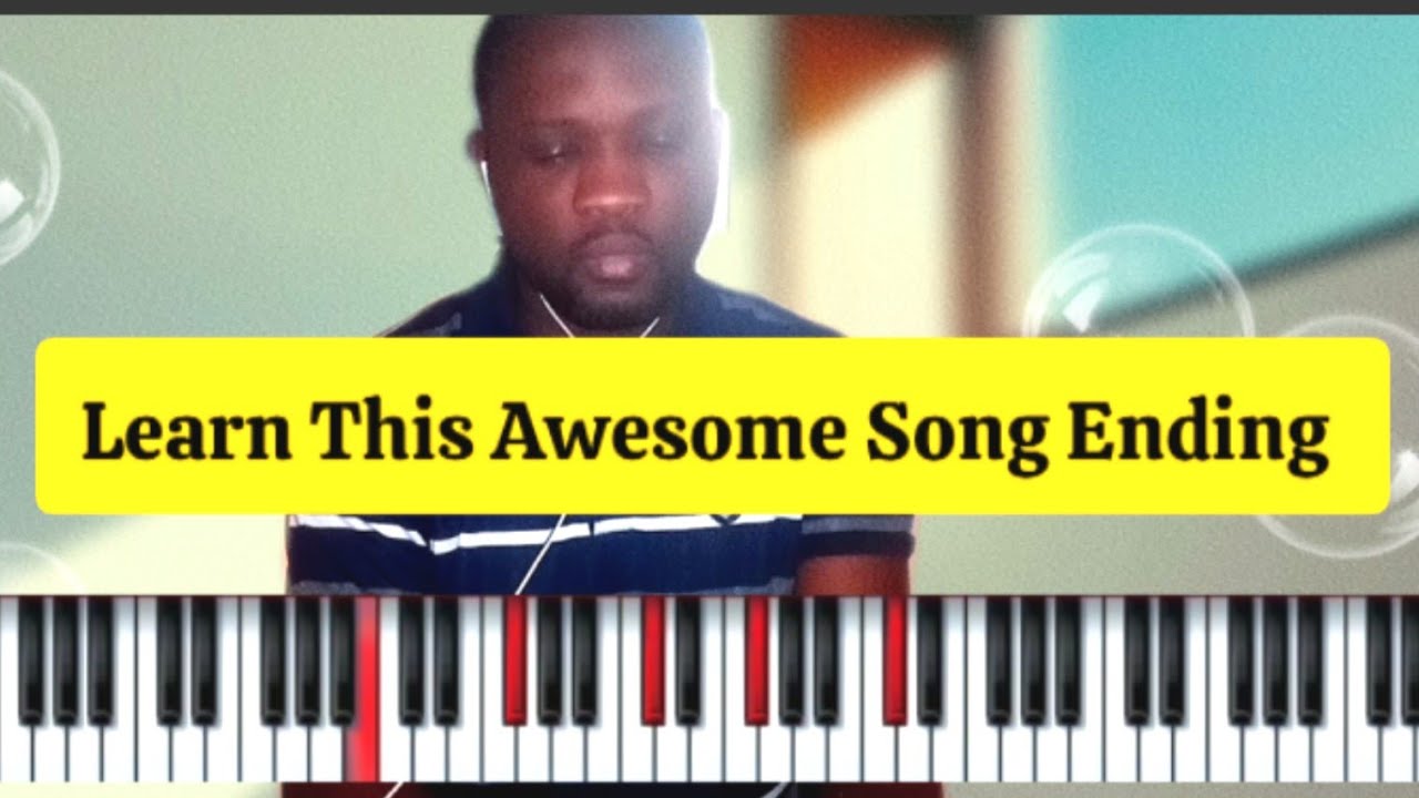A FAVORITE way to END a song on the PIANO F# #pianotutorial