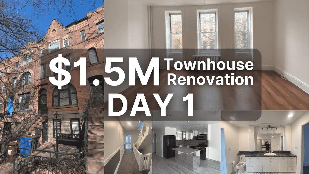 $1.5 Million Brooklyn Townhouse Renovation - Day 1 (Before Construction)