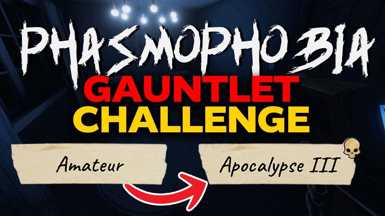Phasmophobia New Update – Gauntlet Challenge Full Gameplay (Hardest Challenge Mode)