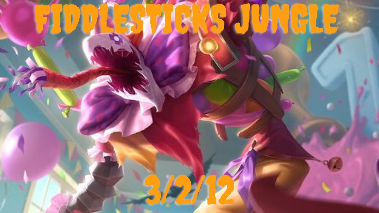 Plat 3 Fiddlesticks Jungle Gameplay (No Commentary)