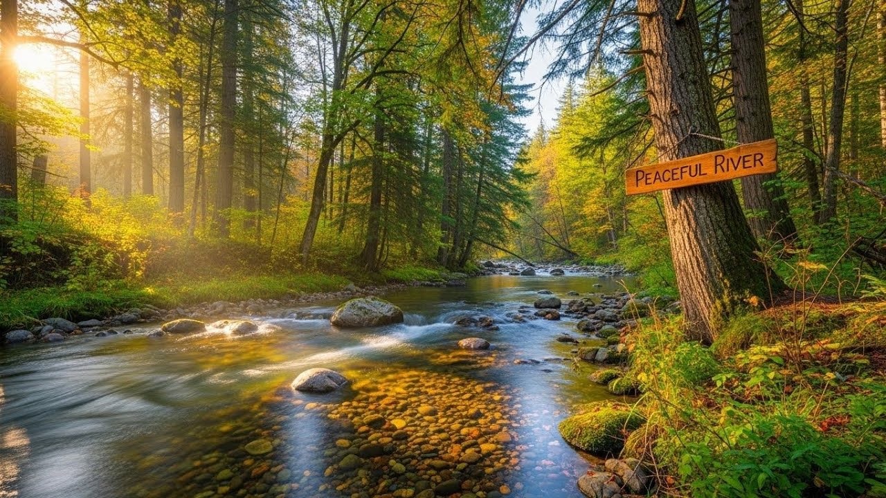 River Soundscape 🌿 Peaceful Water Ambience for Meditation, Study, and Relaxation #227