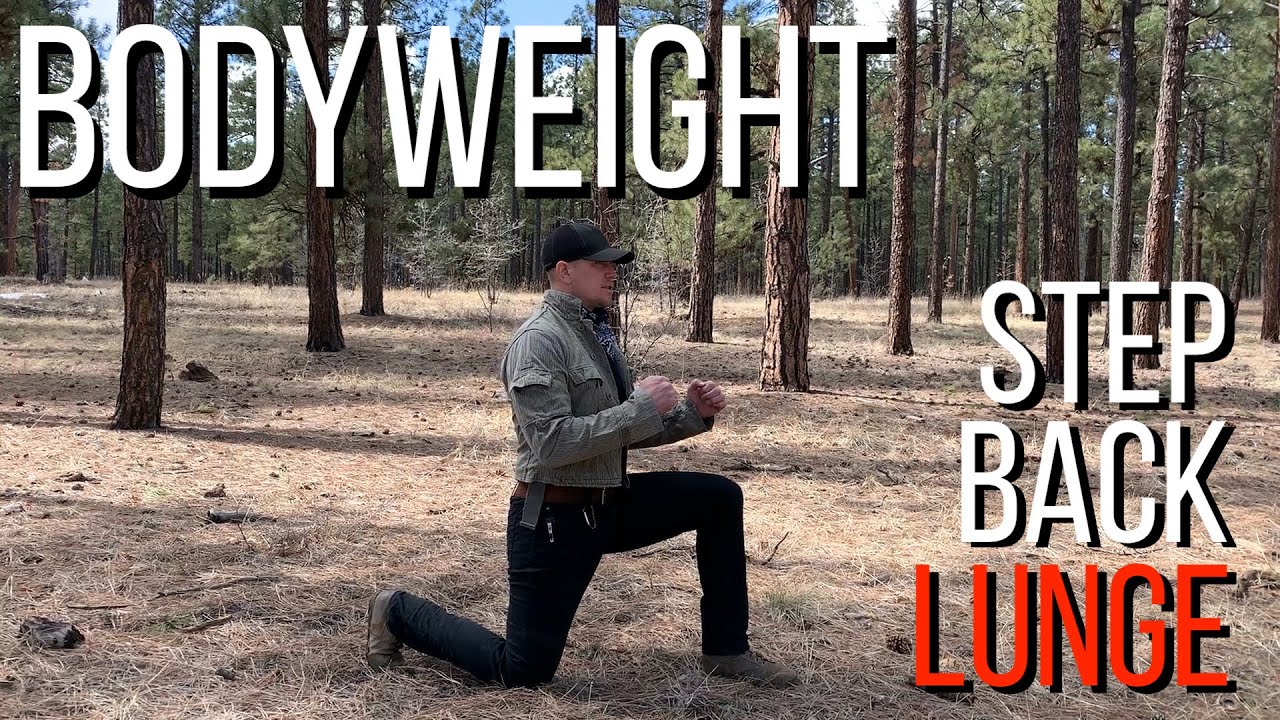 Bodyweight Training - Step Back Lunge