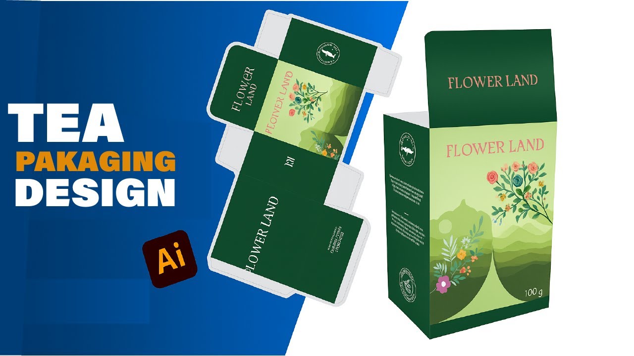 Packaging Design Full Course 2025  Adobe illustrator Tutorial l Niz Art creation