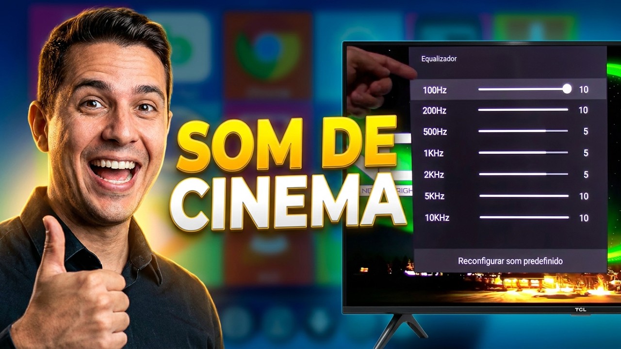 COMO CONFIGURAR O SOM DA SMART TV TCL