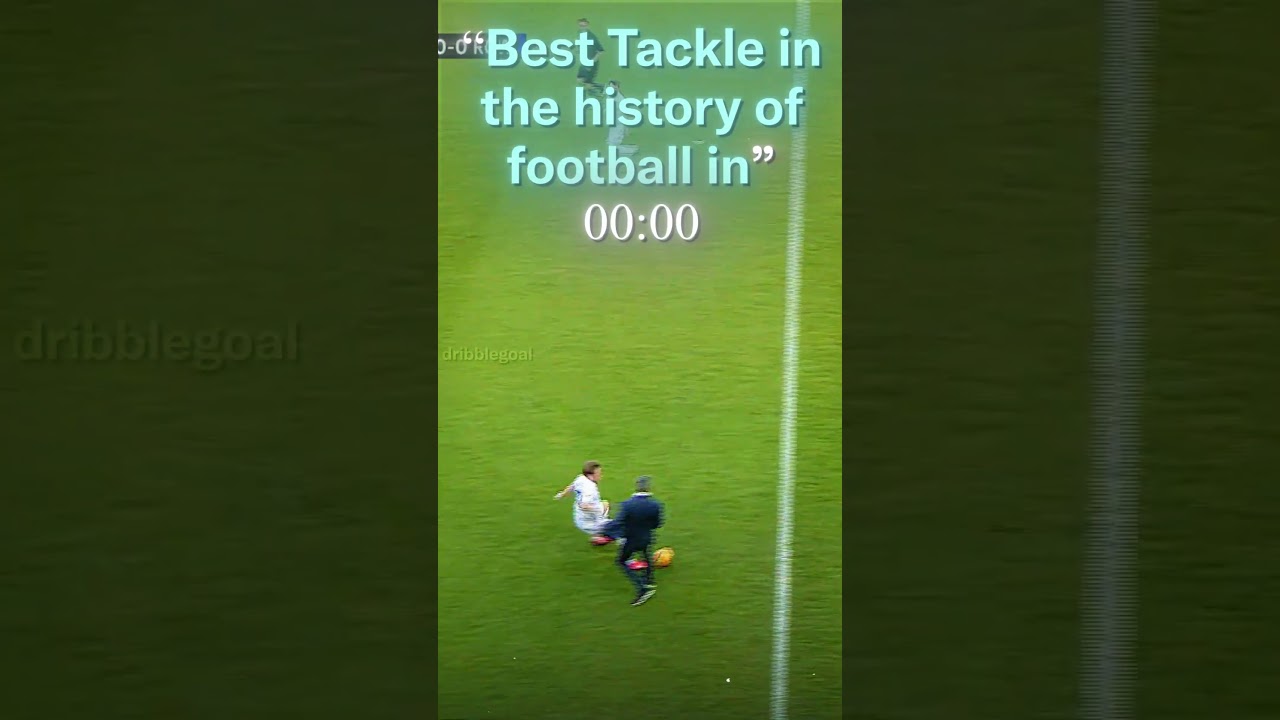 Jos&eacute; Mourinho&rsquo;s Legendary Tackle at Soccer Aid 2016 🤯 | Best Manager Tackle Ever