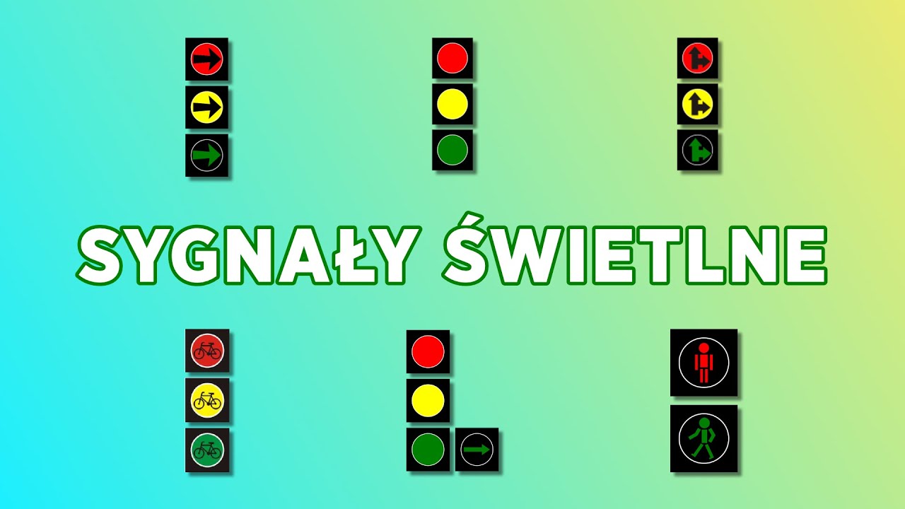 Znaki drogowe - sygnały świetlne