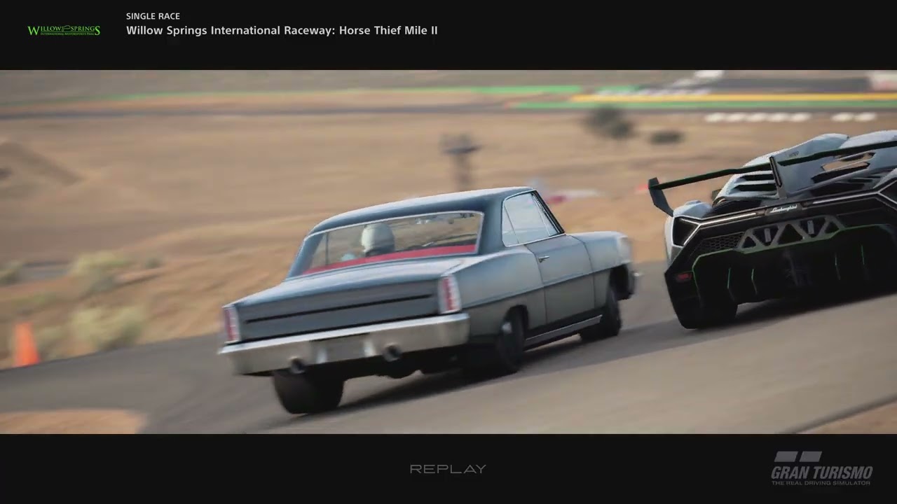 Gran Turismo Sport (Willow Springs International Raceway Horse Thief Mile II): 1967 Chevrolet Nova