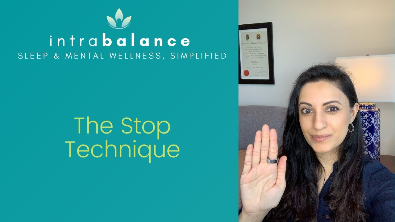 How to Stop Anxiety | The STOP Technique | Stop overthinking
