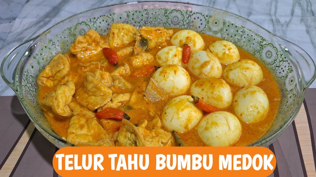 MEMASAK TELUR TAHU BUMBU MEDOK ala DAPUR AMIH