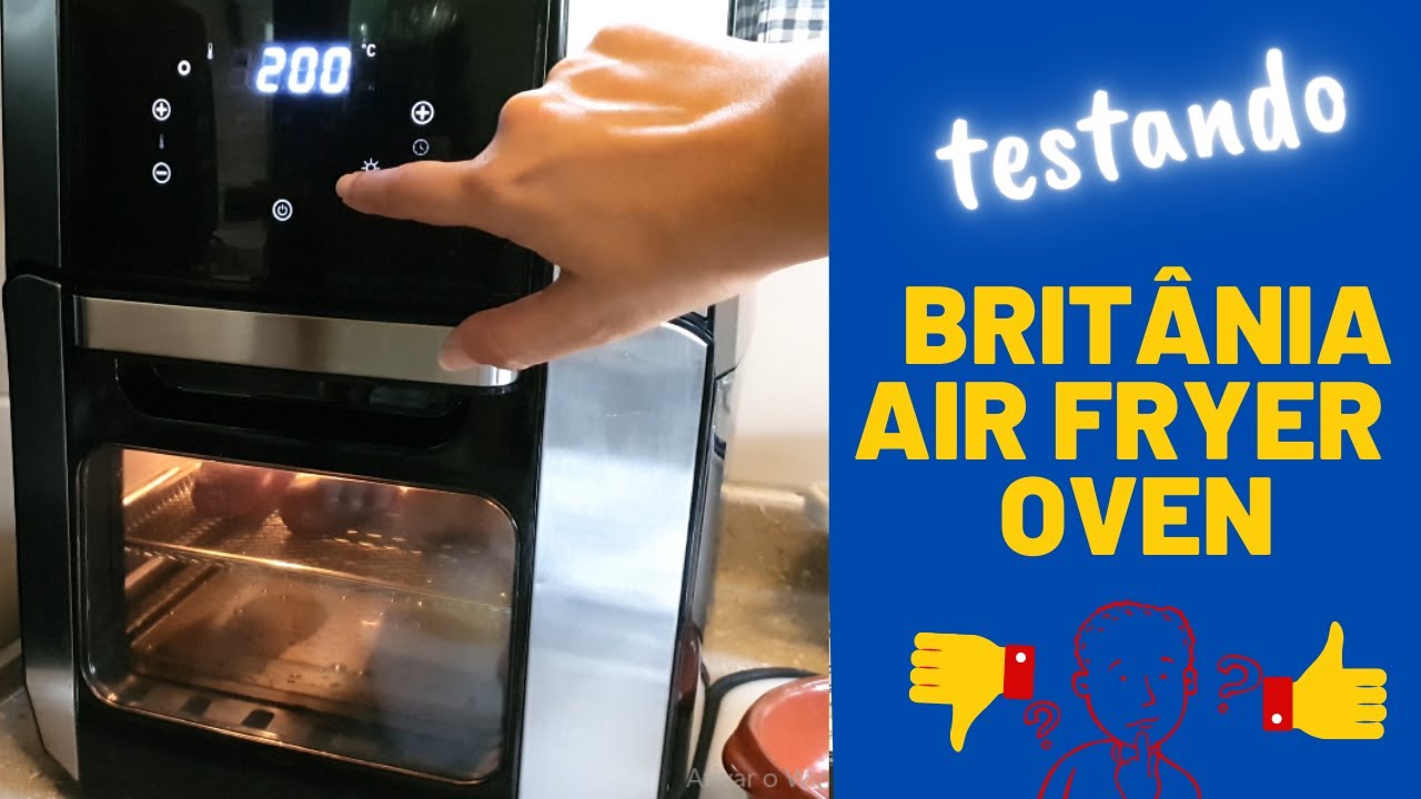 Linguiça na Air Fryer Oven Britania pela primeira vez! Deu certo?