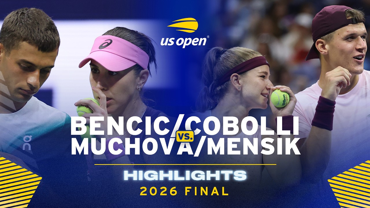 Cobolli/Bencic vs. Muchova/Mensik Highlights | 2026 US Open Final
