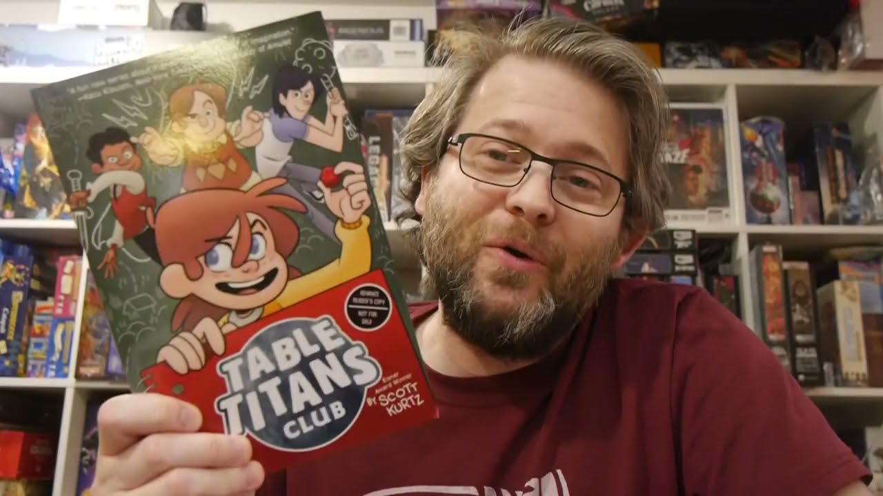 Table Titans Club is a fun graphic novel for younger readers about finding friends