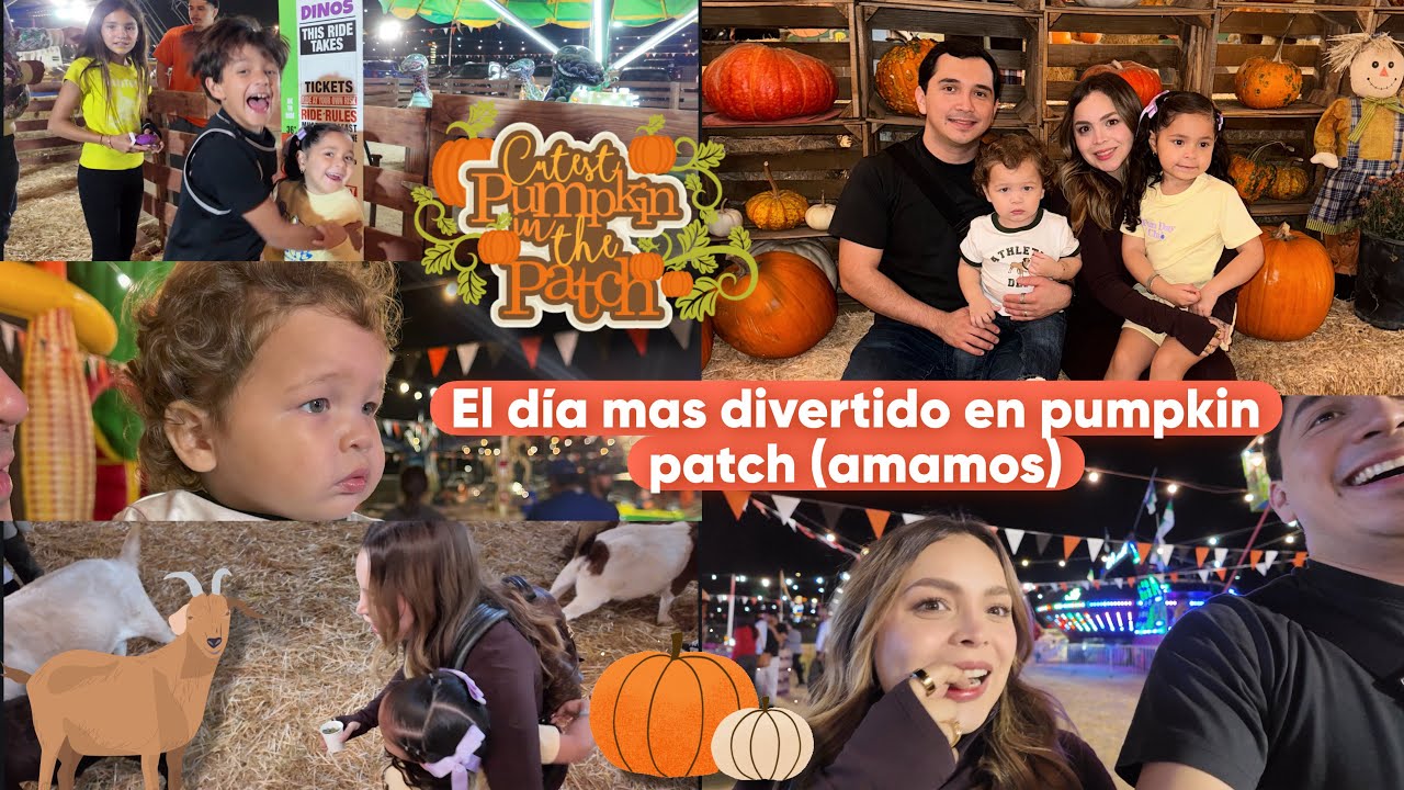 PRIMER VISITA AL PARQUE DE CALABAZAS EN FAMILIA  (ALLENIS QUERIA ADOPTAR LOS PONIS Y CABRAS) 