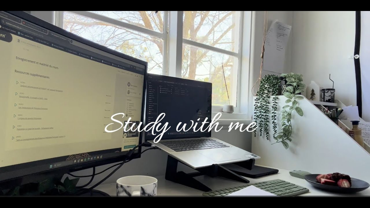 6- Hour Study with me | At home | Background noise and Lofi | Pomodoro 50-10