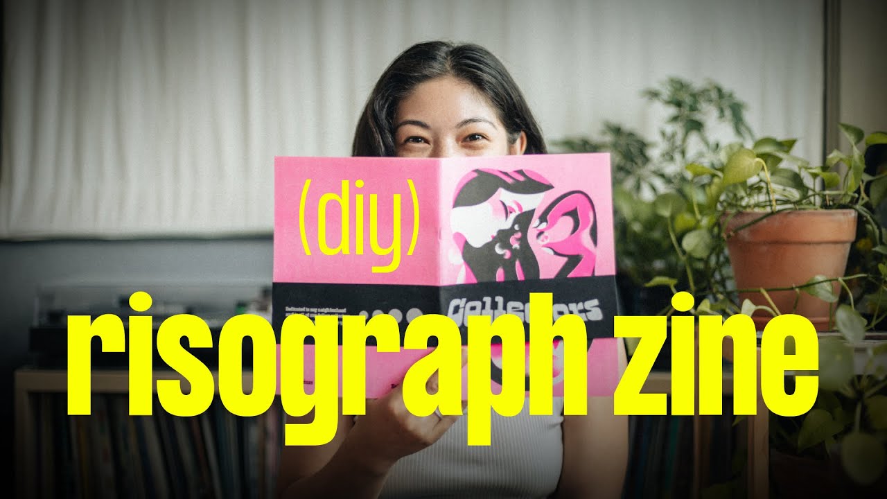 My DIY Riso Zine | Seoul home studio, print and assembly!
