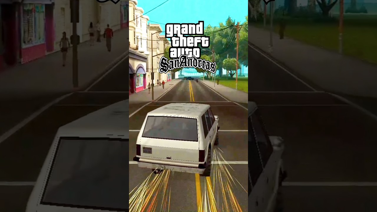 What Happens If You *SHOOT*😱 At Car's WHEELS in GTA games (2001-2013)🤯 #shorts #gta #gtaevolution
