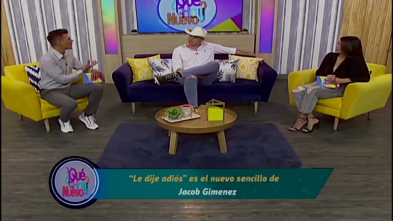 Jacob Giménez - Le dije adiós | Entrevista en Canal I #Quehaydenuevo (Gira de medios)