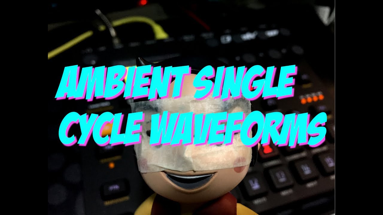 ELEKTRON DIGITAKT SINGLE CYCLE WAVEFORMS, AMBIENT