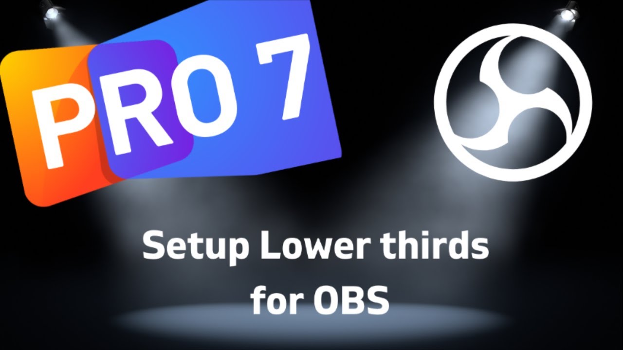 Использование propresenter в OBS + Создание нижних титров