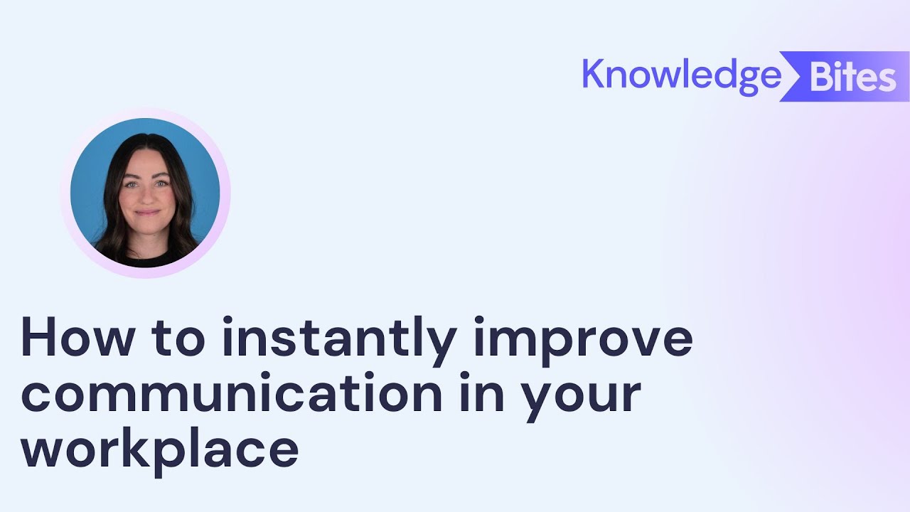 How to instantly improve communication in your workplace