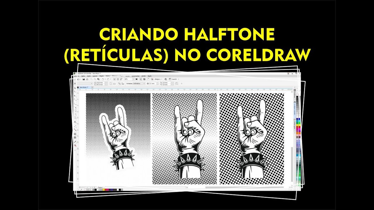 HALFTONE   RETÍCULA EM CORELDRAW