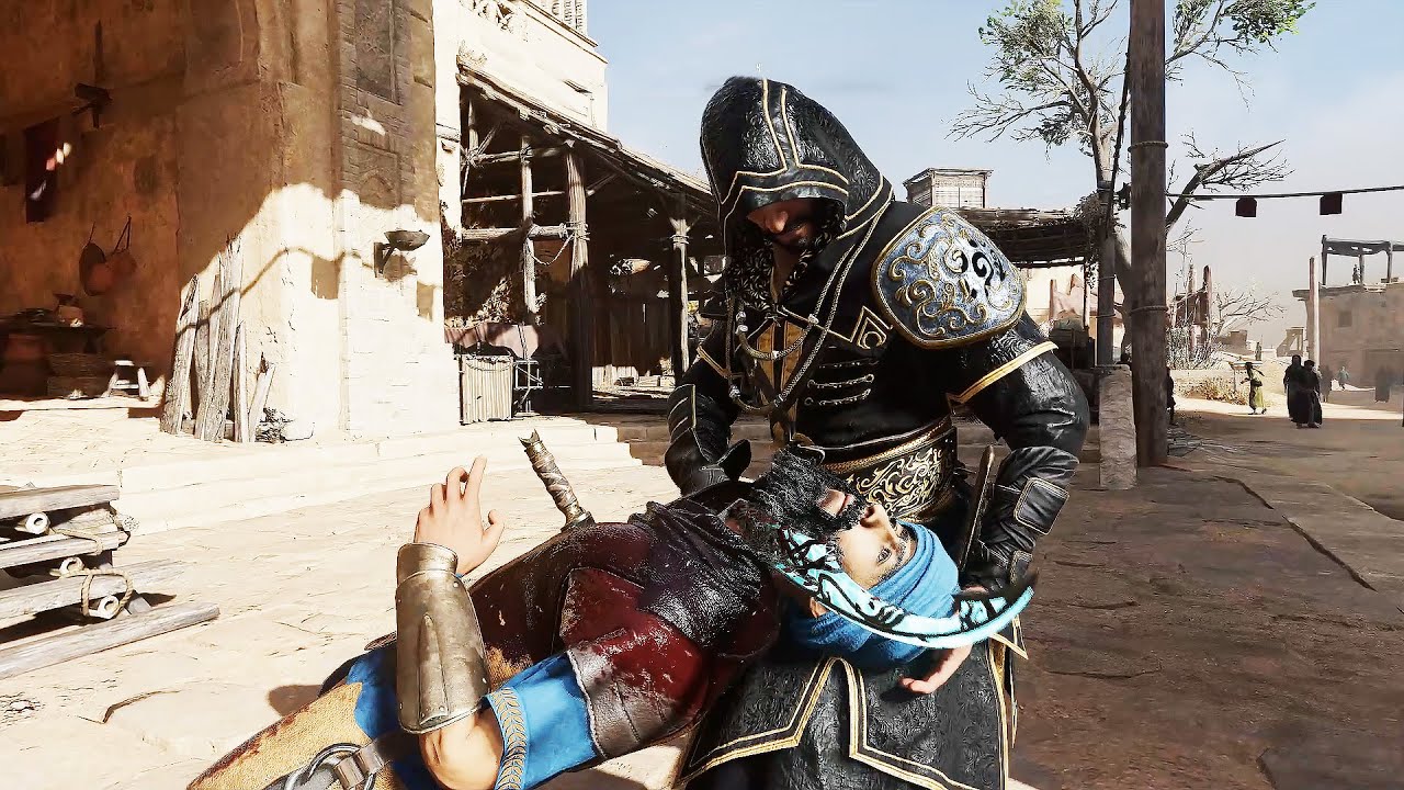 Assassin’s Creed Mirage | Aggressive Combat in Rayhan Dhahabi Outfit with Lightning Sword