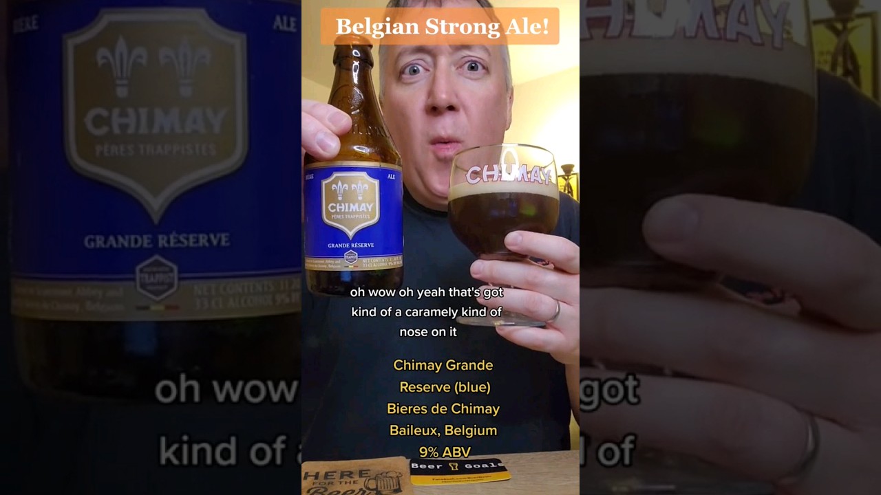 Chimay Grande Reserve (blue label) by Bieres de Chimay of Baileux, Belgium #BeerGoals 🍺 #beer #beers