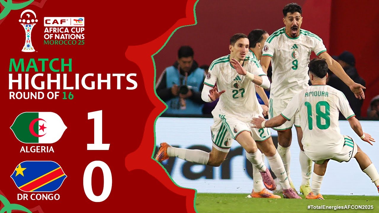 Algeria vs DR Congo 1-0 Highlights | AFCON 2025 - 