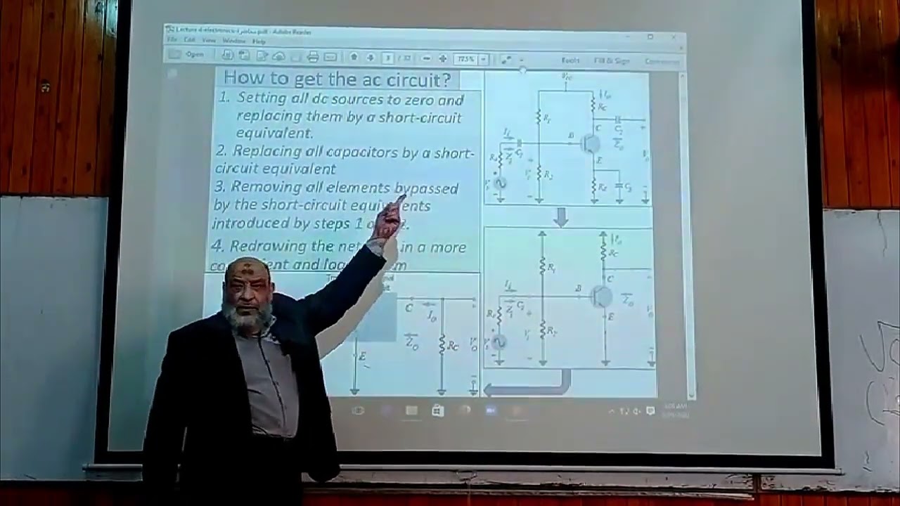 شرح re model for Common-Base and Common-Emitter
