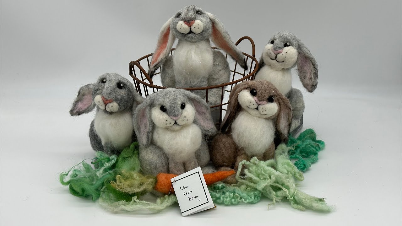 Needle Felt Bunny Rabbit Tutorial