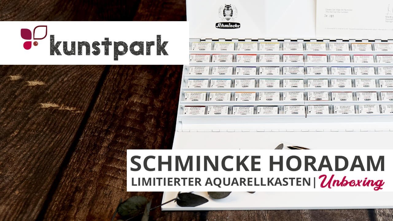 Limitierter Schmincke HORADAM Aquarellkasten mit 60 ganzen N&auml;pfen - Unboxing ✨