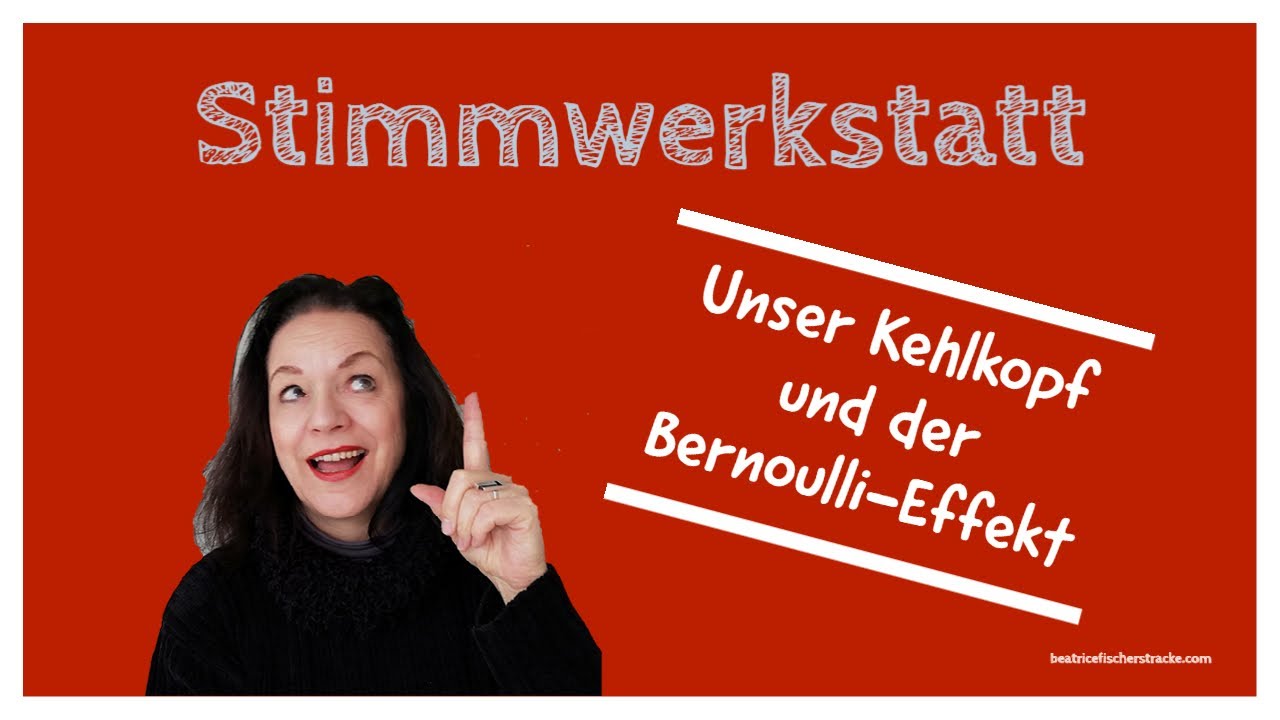 Was unser Kehlkopf mit dem Bernoulli Effekt zu tun hat ...