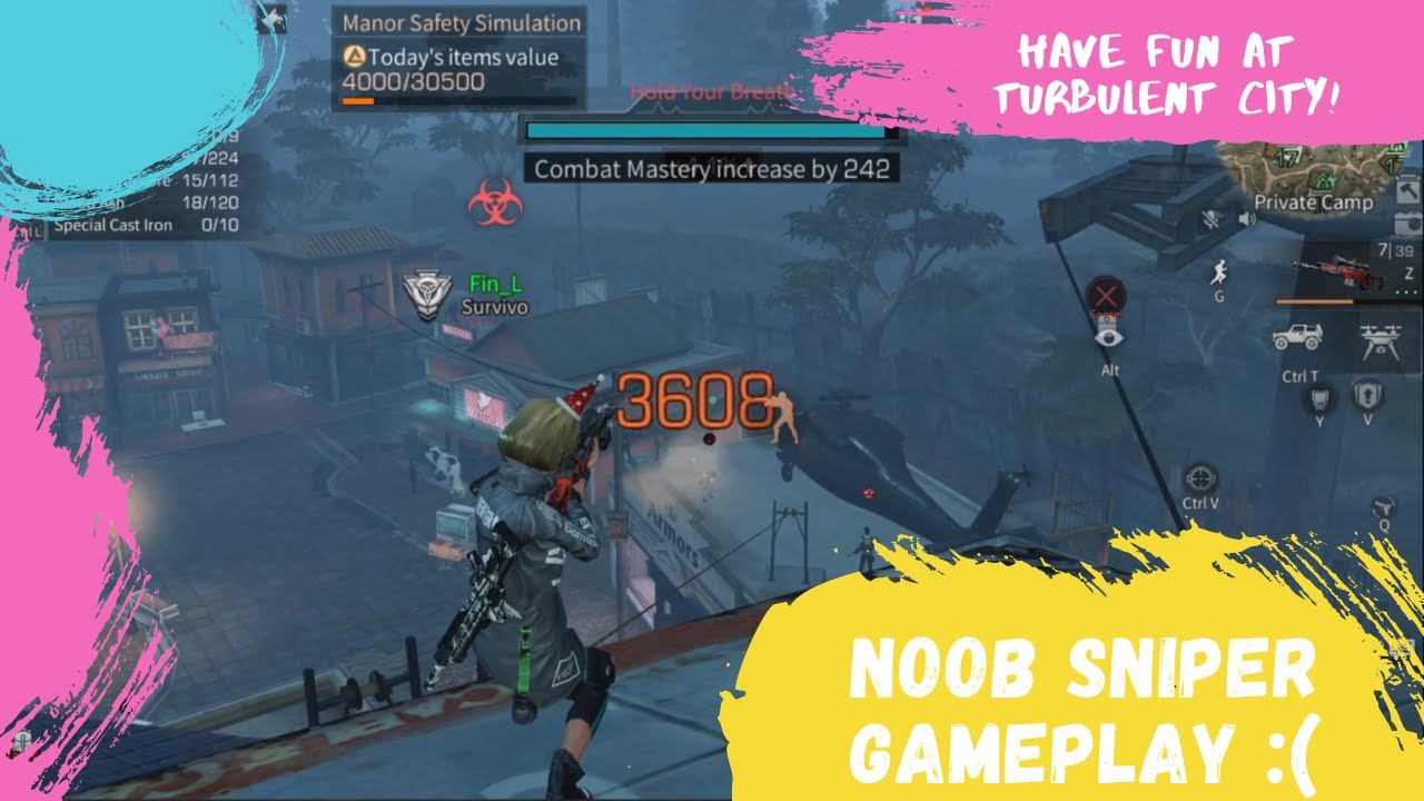 Lifeafter My Nub Sniper Gameplay Trying to Have Fun at Turbulent City xD