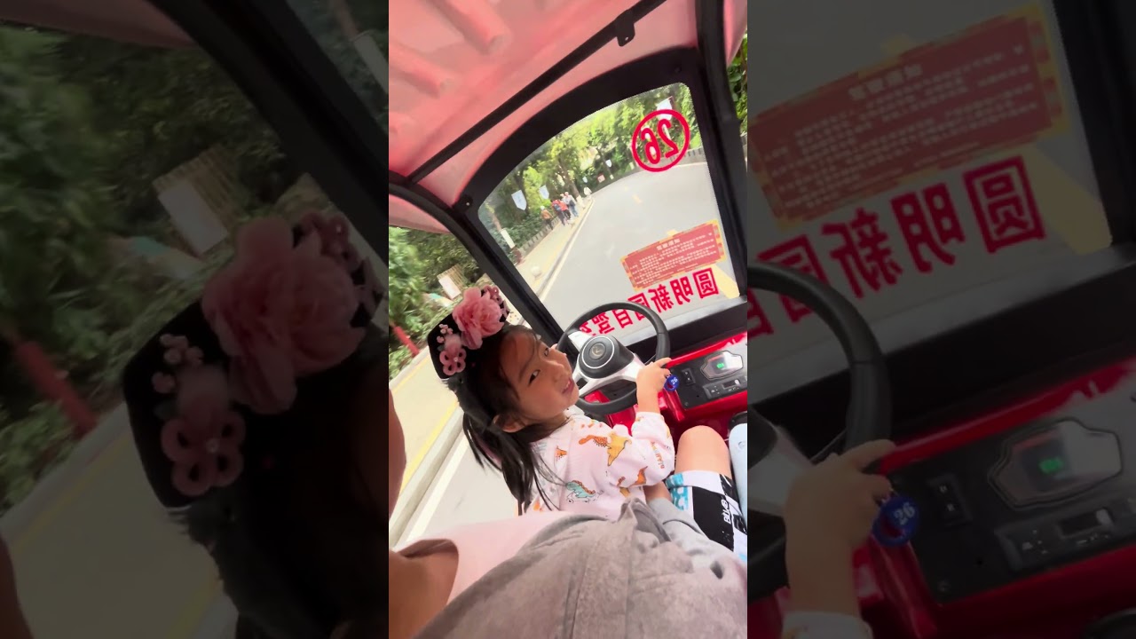 5 years old drive buggy 🛺