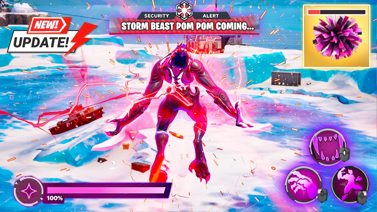*NEW* FORTNITE STORM BEAST POM POMS IS INSANE!