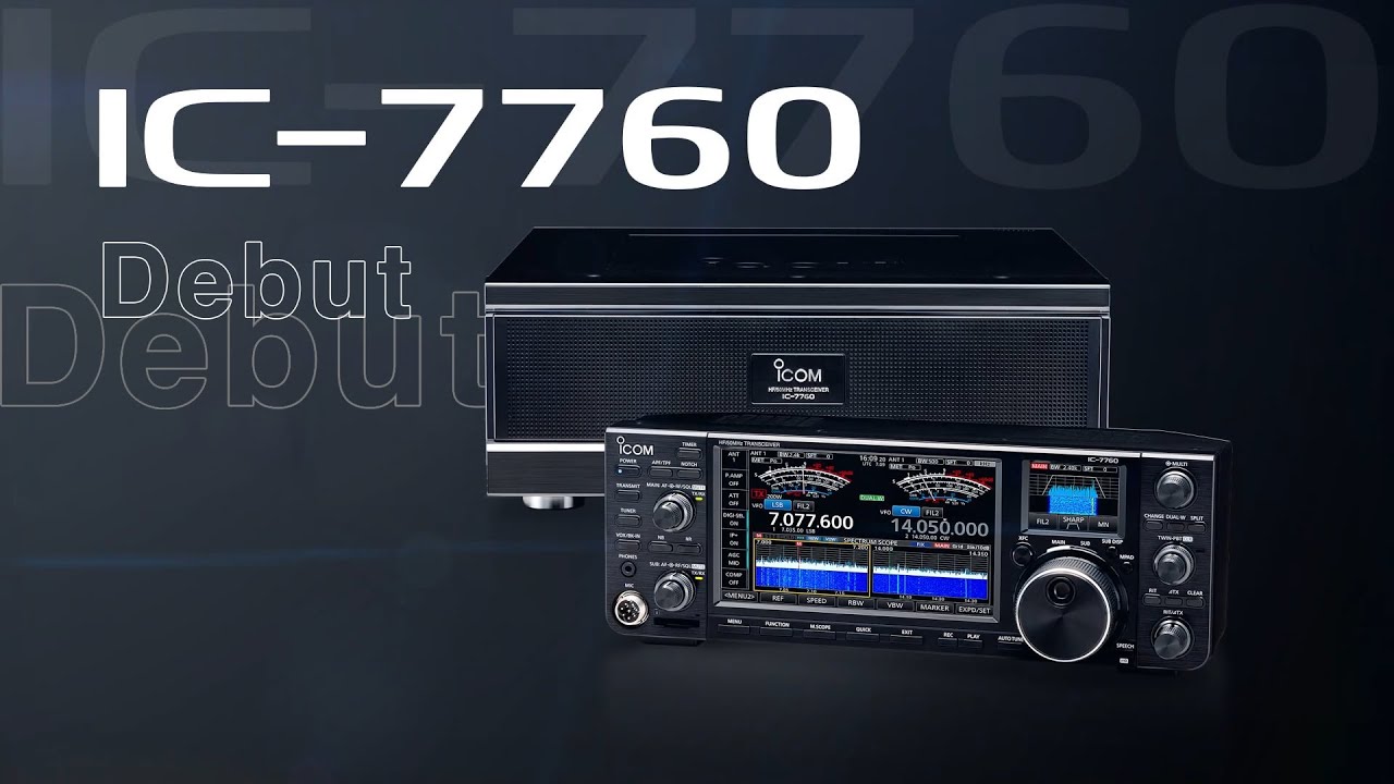 IC-7760, HF/50 MHz 200 W Transceiver, Debut