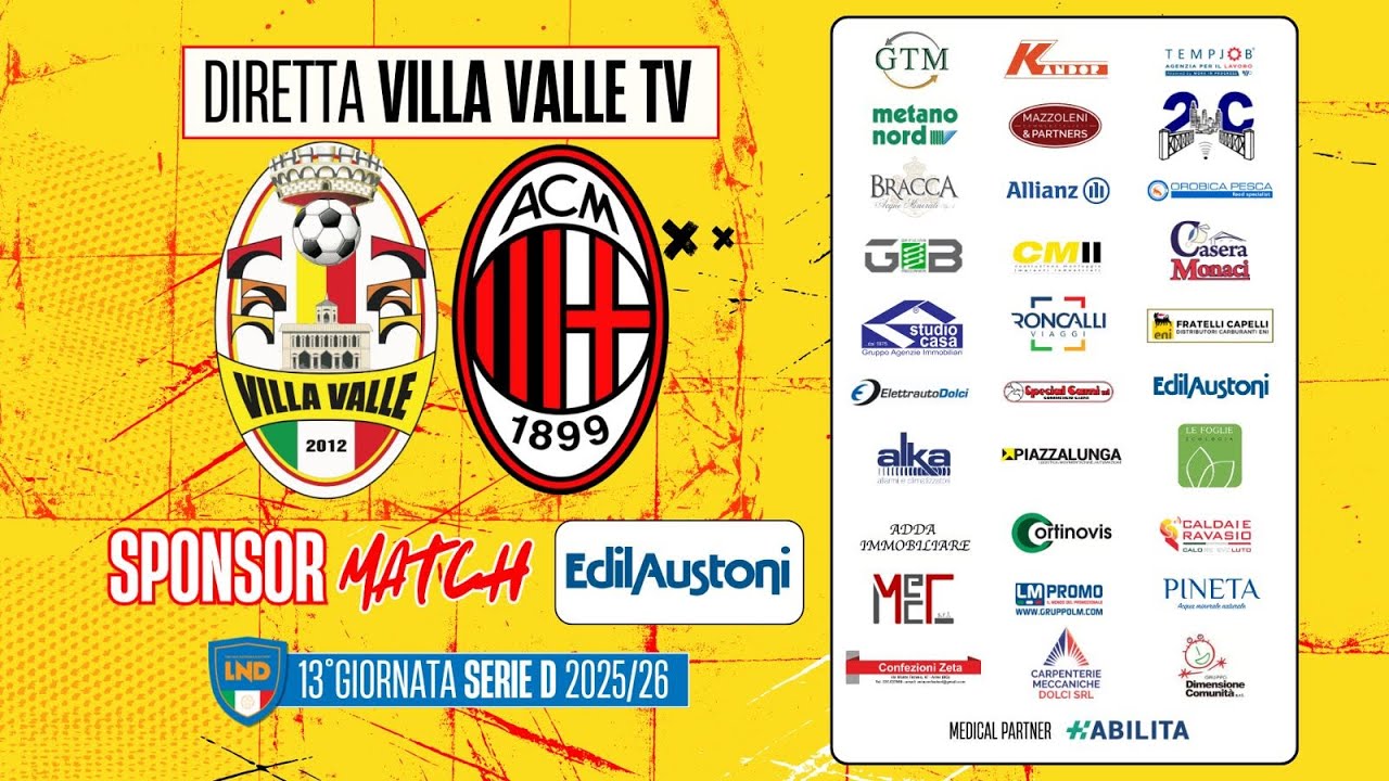 VillaValle vs Milan Futuro