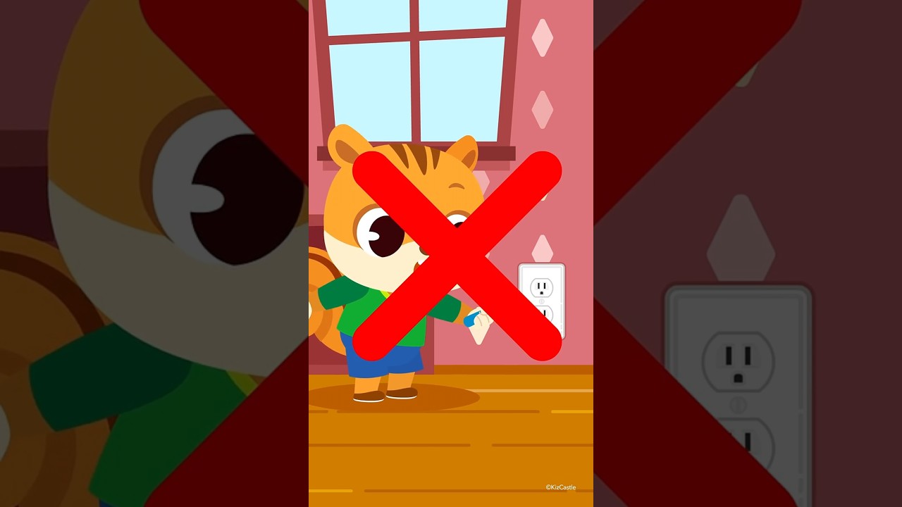 Watch Out! ⚡🔌 Electricity Safety Song | #JunyTony #Cartoon #KidsSongs #Shorts