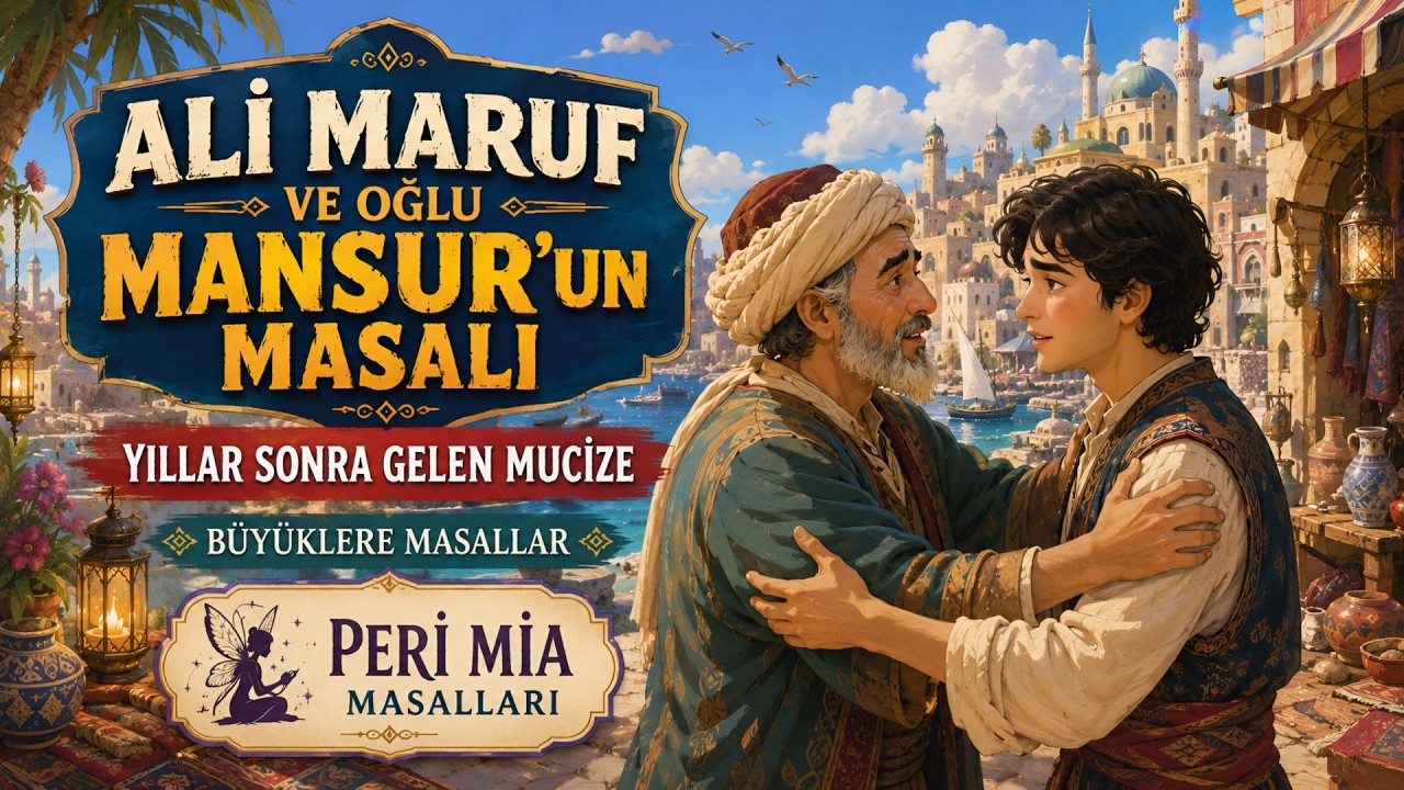 🎧 Ali Maruf ve Oğlu Mansur | Derin Anlamlı Bir Masal | Büyüklere Masallar & Uykuya Hazırlık