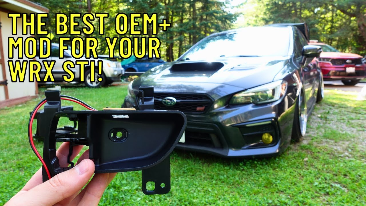 15-21 WRX STi SMY Interior Door Handle LED Install
