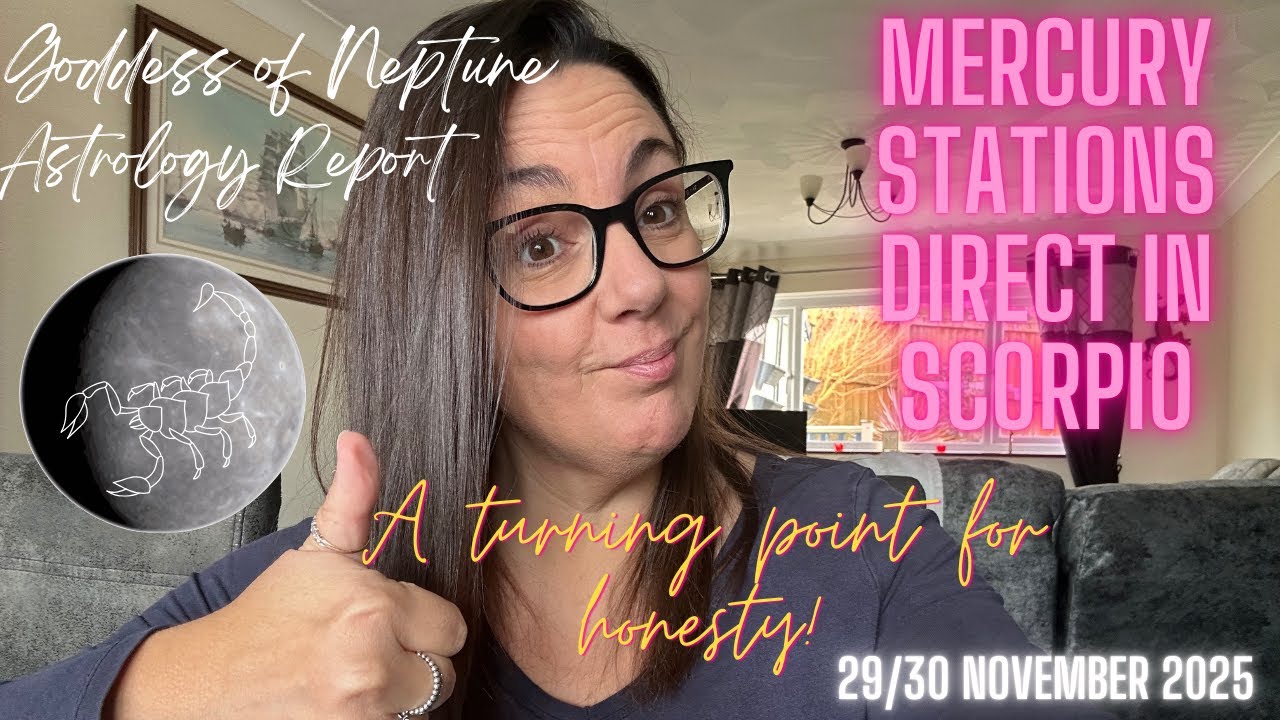 Mercury Stations Direct! ✨29/30 Nov 2025✨Incoming Soul Contract ✨Turning Point for Honesty!✨